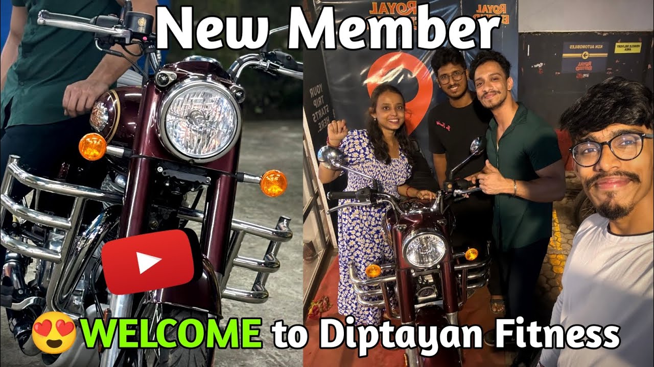Bullet 350 Standard Maroon | New Member 😍 Diptayan Fitness