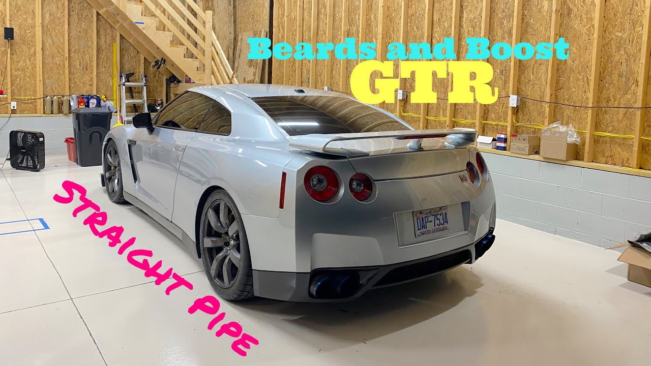 Nissan GTR Fabworx 4” Straight Pipe Exhaust with 5” Titanium Tips - Catless
