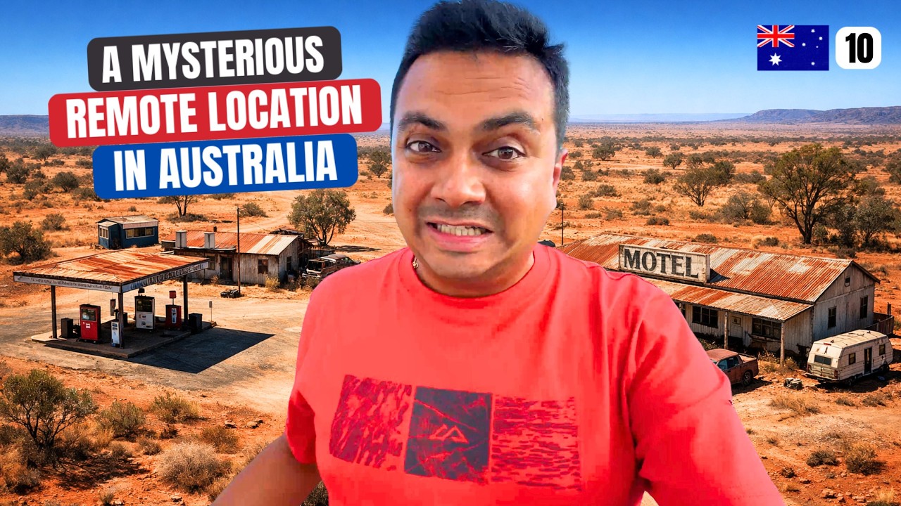 EP#10 Staying in a Mysterious Remote Location in Australia | Outback Motel in the Middle of Desert