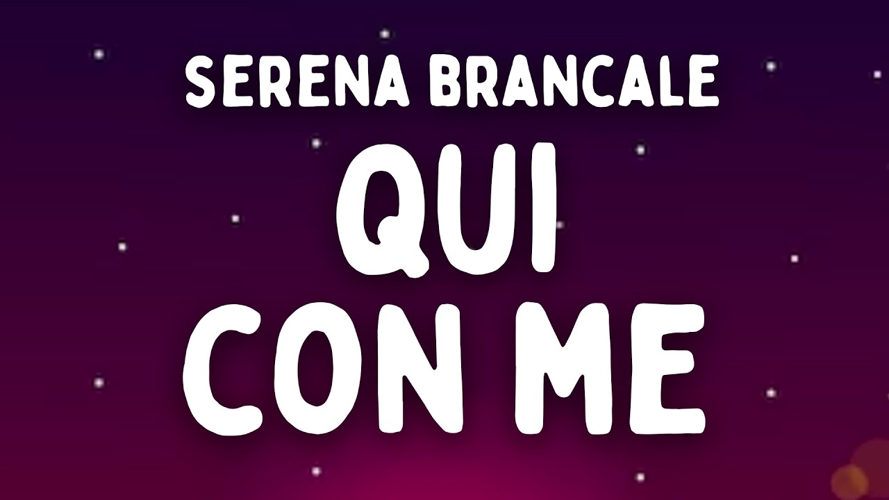 SERENA BRANCALE - Qui Con Me (Testo/Lyrics) [SANREMO 2026]