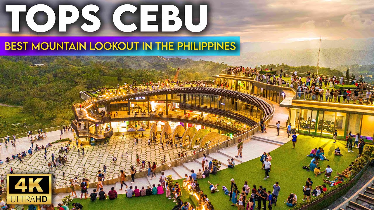 TOPS Overlooking The Beautiful Cebu City Skyline | 🇵🇭 2025 Philippines Walking Tour