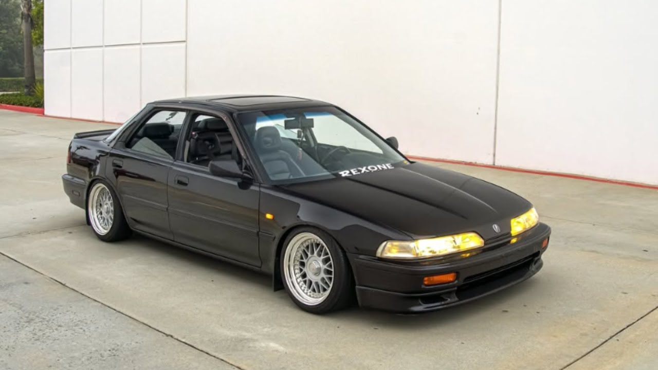 Building A 1991 Acura Integra Sedan DB1: Slammed & Clean!