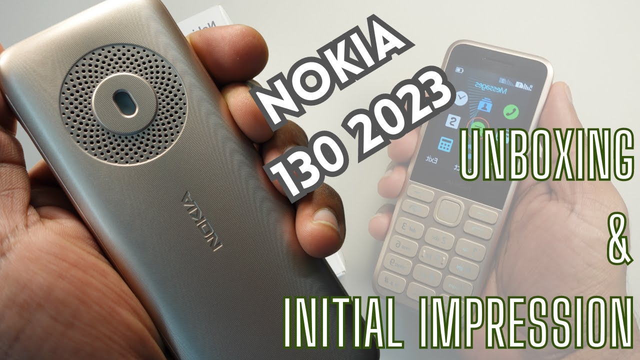 Nokia 130 2023: распаковка самого громкого кнопочного телефона!