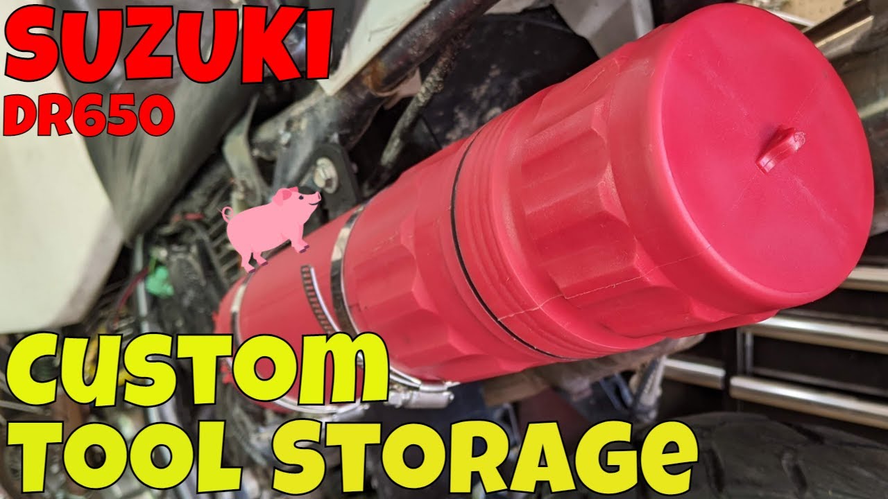 Today I show you how I built a custom motorcycle tool storage tube build for the DR650.