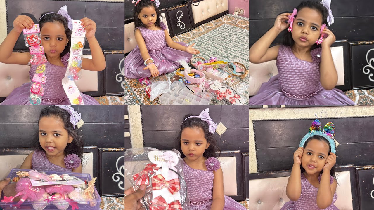 Darshika ke pas hai itna Sara Hair Accessories Collection❤️❤️||@Darshika and Mamma vlogs @Darshikaandmamma