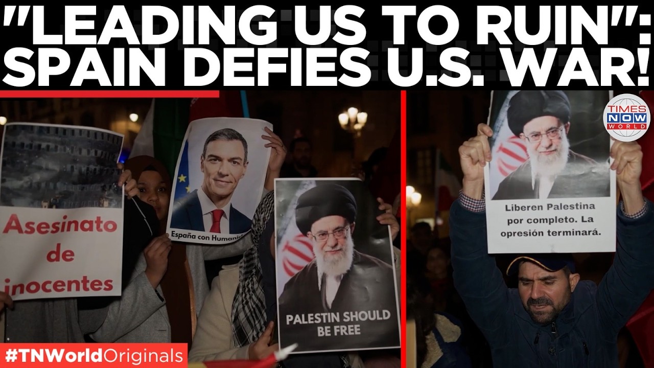 SPAIN ERUPTS: Barcelona Protesters Blame U.S. Imperialism for Global Collapse