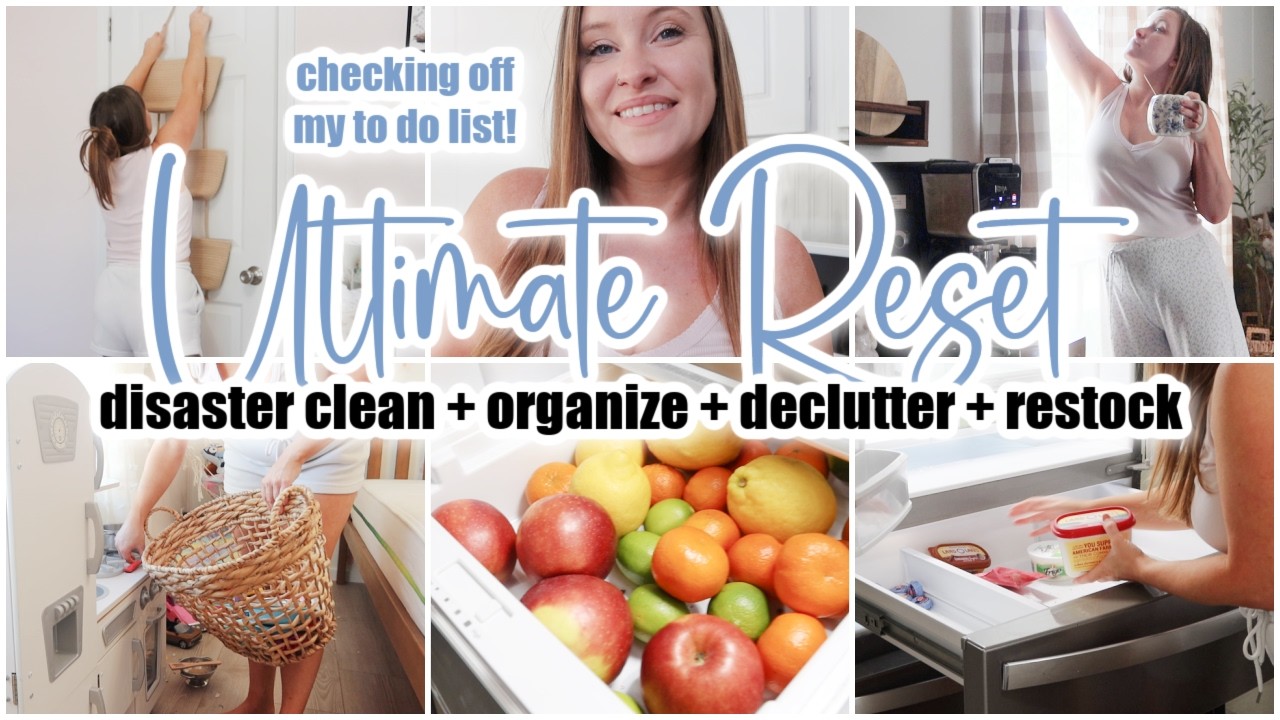 ИДЕАЛЬНЫЙ РУТИН ДЛЯ ВОСКРЕСНОЙ ПЕРЕЗАГРУЗКИ 🧺 Уборка &bull; Расхламление &bull; Пополнение холодильника &bull; П...