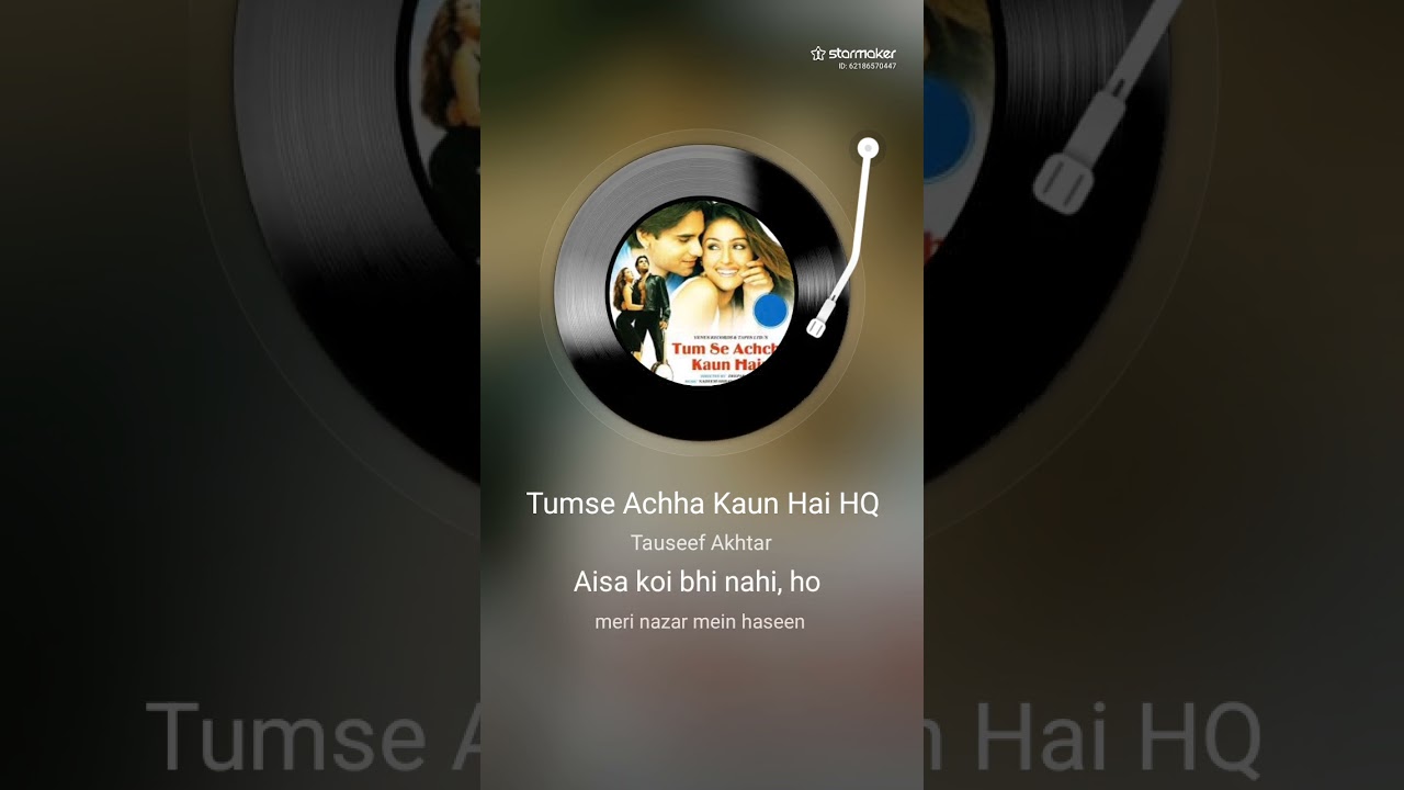 Chand Tare phool Shabnam tumse achcha Koi nahin