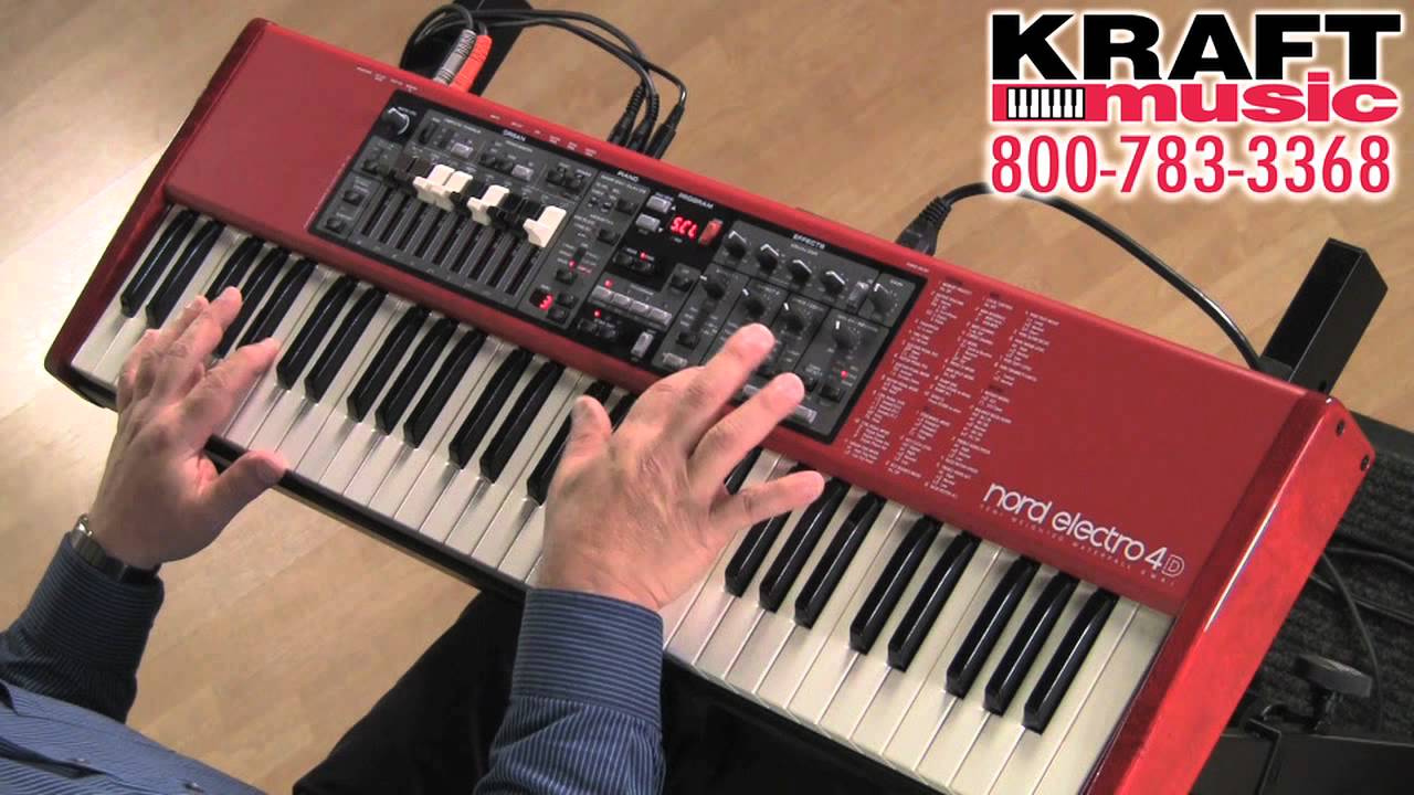 Kraft Music — демонстрация Nord Electro 4D Keyboard с Крисом Мартирано