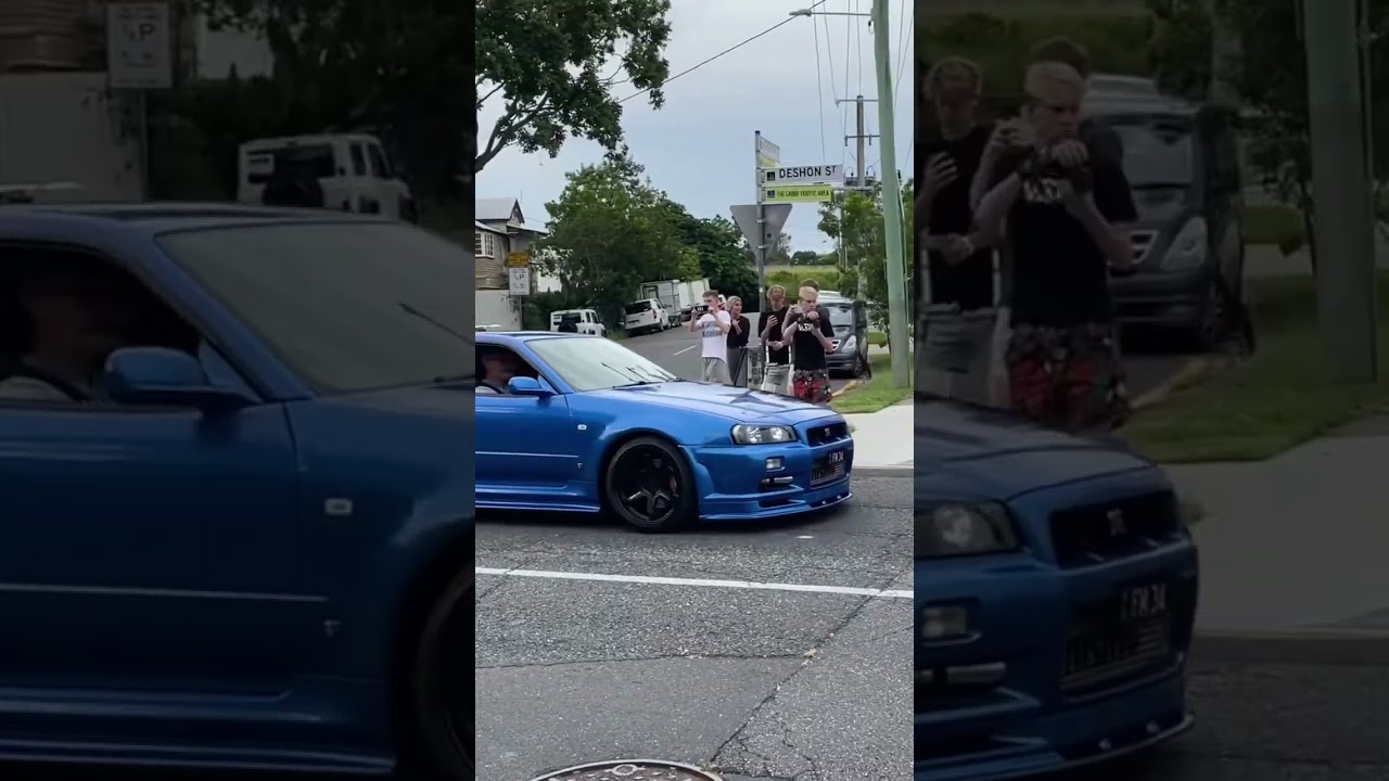 Nissan Skyline R34 Leaving Cars & Coffee 🇯🇵 