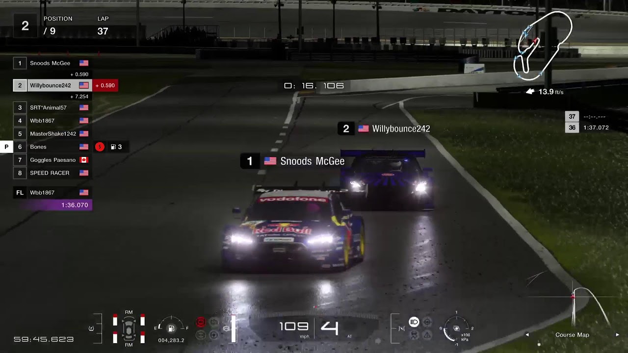 SRTAR GT7 GR2 commentary Daytona road course 