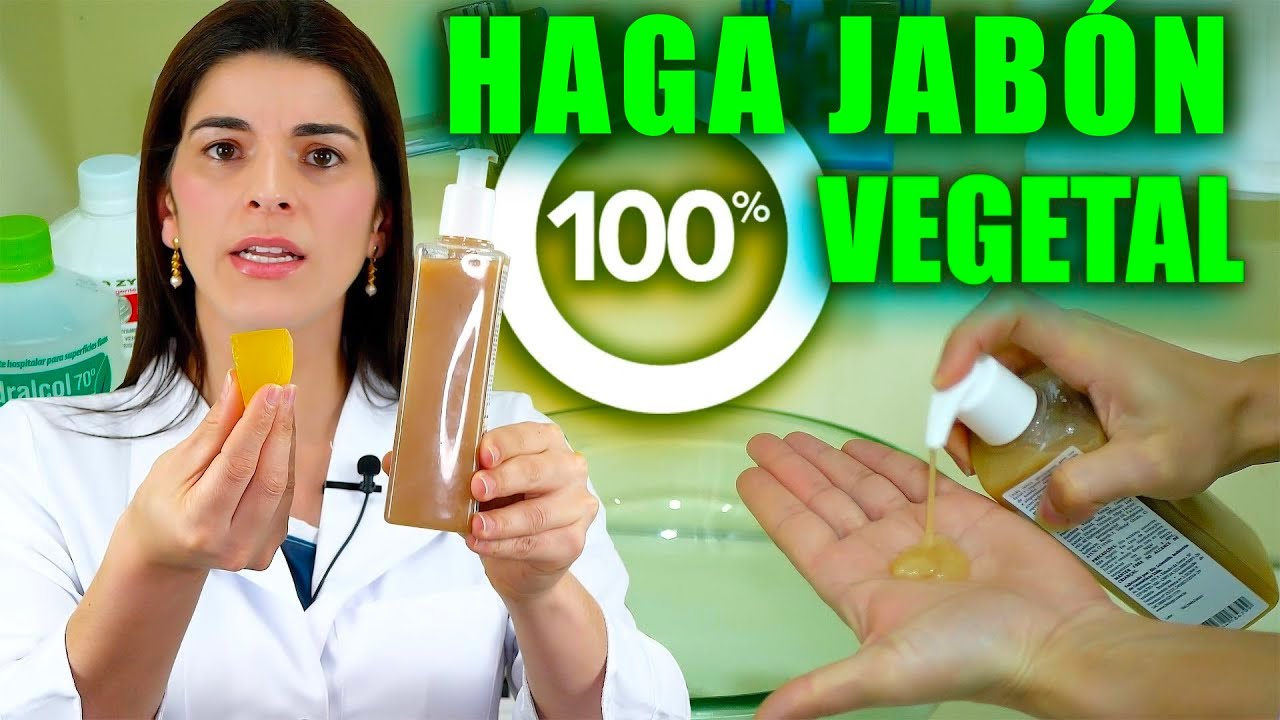 Haz JABÓN 100% VEGETAL para Todo Tipo de Piel