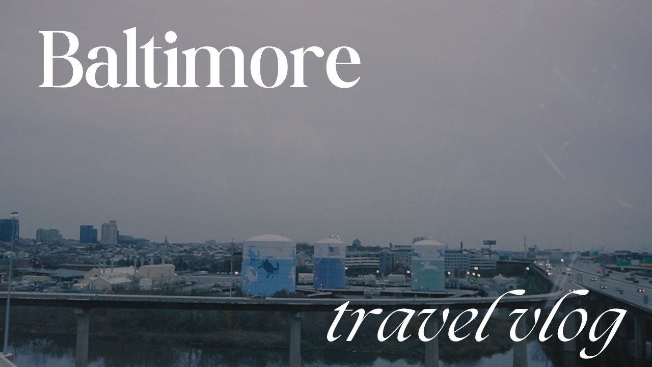 GIRLS TRIP TO BALTIMORE: EXPLORING, NIGHTLIFE, FOODIES, ROOST HOTEL & A FENDER BENDER | TRAVEL VLOG