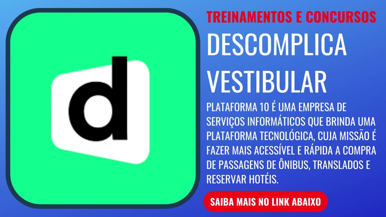 Treinamento e Concursos - Descomplica Vestibular