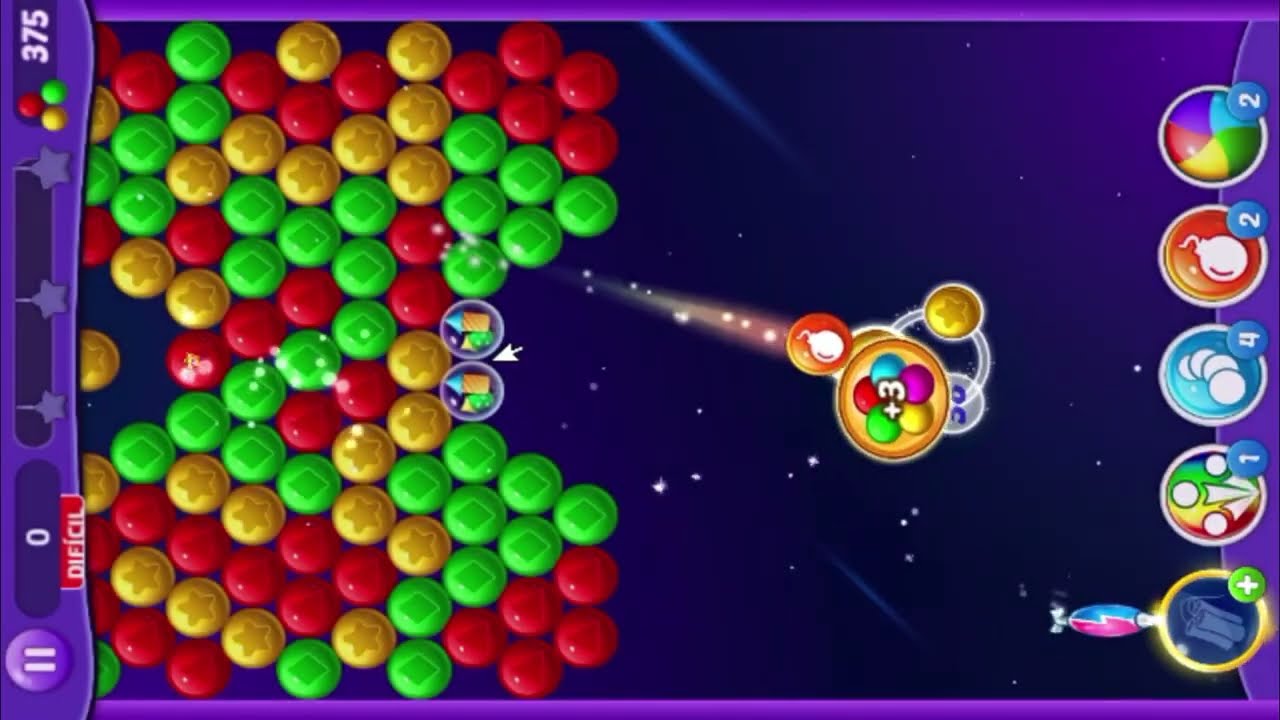 🎈✨ Bubble Shooter - Nível 77 - Gameplay #bubbleshooter