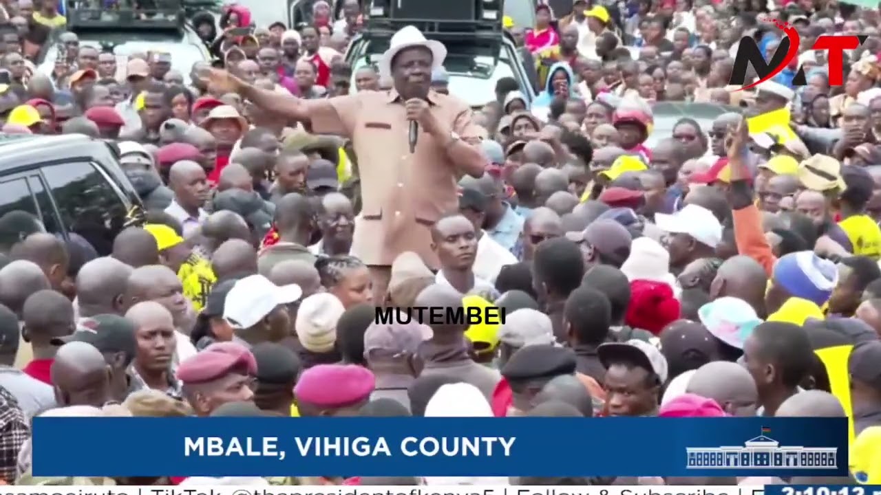RUTO NI MWANAUME, LISTEN TO WHAT CS OPARANYA SAID INFRONT OF PRES RUTO IN VIHIGA!!