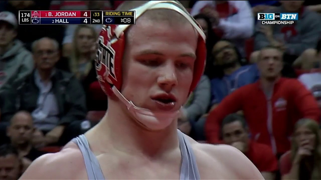 Jordan vs. Hall - 174 LBs - Big Ten Wrestling Championship