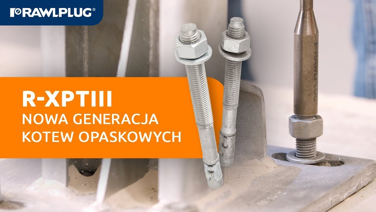 Kotwa opaskowa R-XPTIII Rawlplug - montaż krok po kroku