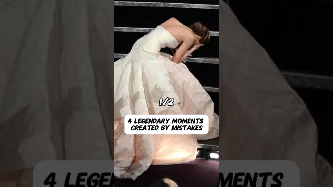 4 legendary moments created by mistakes #shortvideo #celebrity #model #shorts #jenniferlawrence