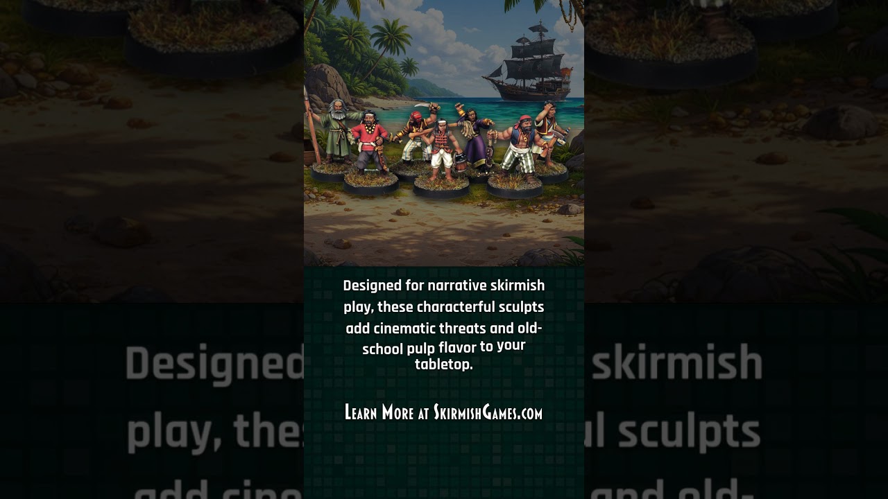 Crooked Dice Reveals New Pulp Miniatures - SkirmishGames.com