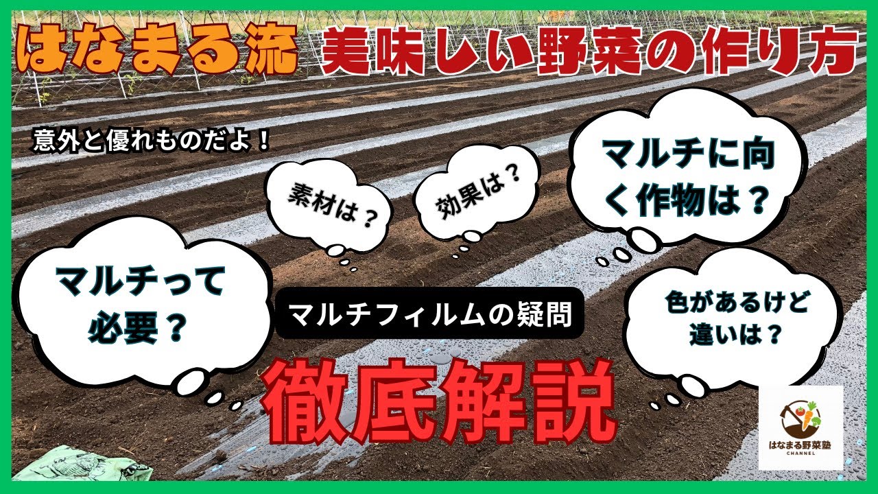 マルチフィルムの疑問徹底解説