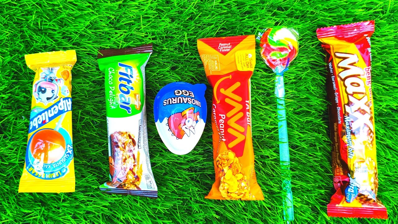 Satisfying Vidio ASMR Lollipos Candy And Giant Gummy Candy Cutting Vidio ASMR Opening Candy Vidio