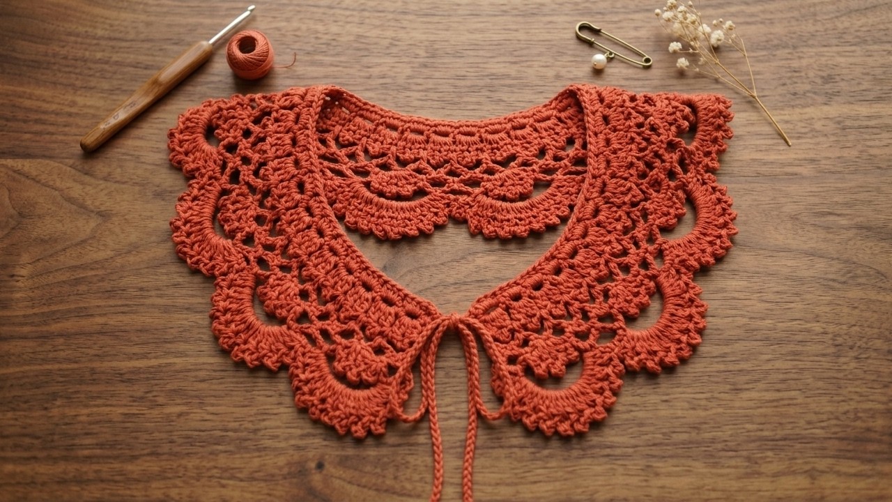 #31 Crochet collar - 코바늘 케이프