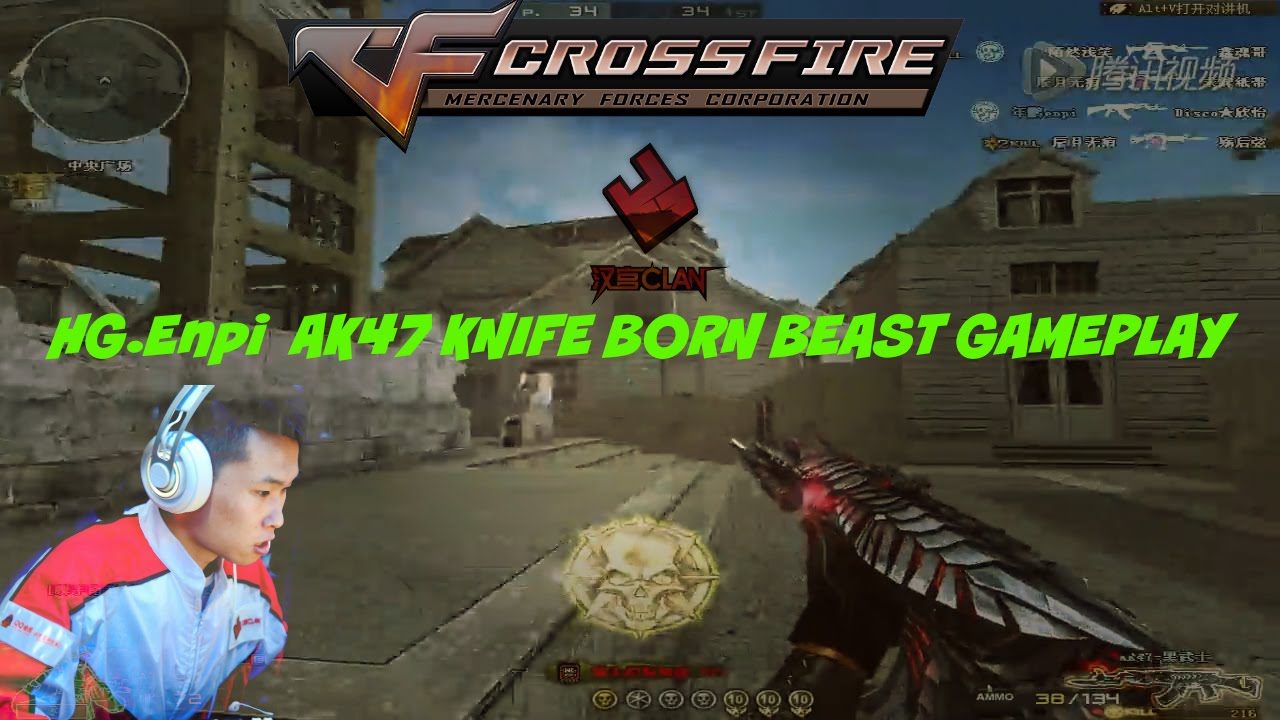 HG.Enpi AK47 Knife Born Beast Gameplay[Crossfire]