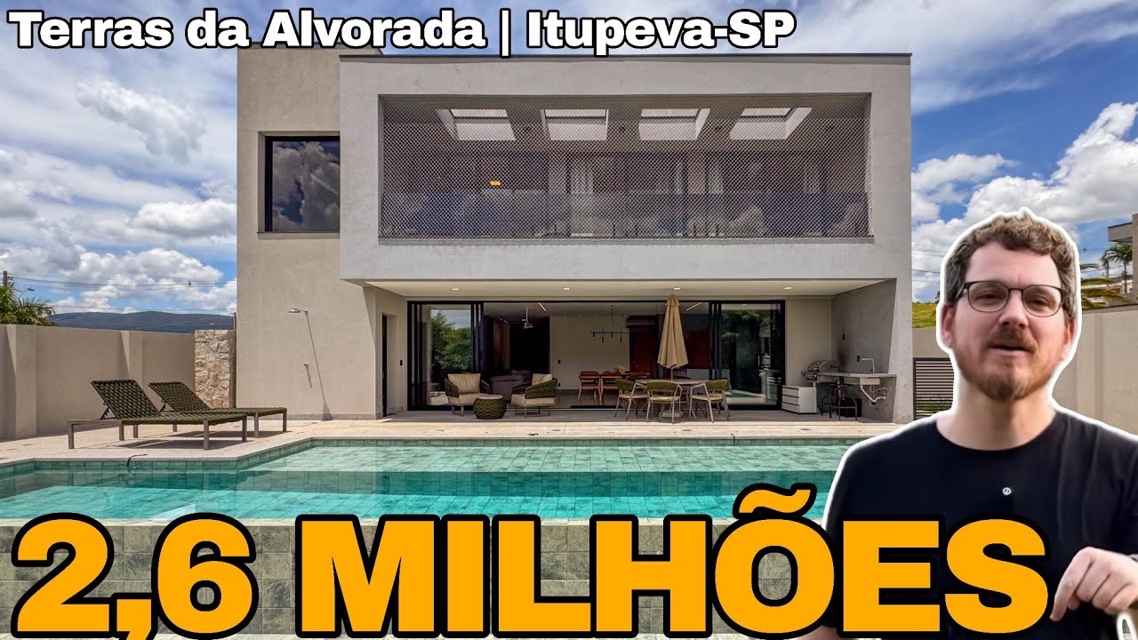 OPORTUNIDADE 🔥 Casa com arquitetura MODERNA com o MENOR PREÇO do condomínio 📍 Terras da Alvorada 