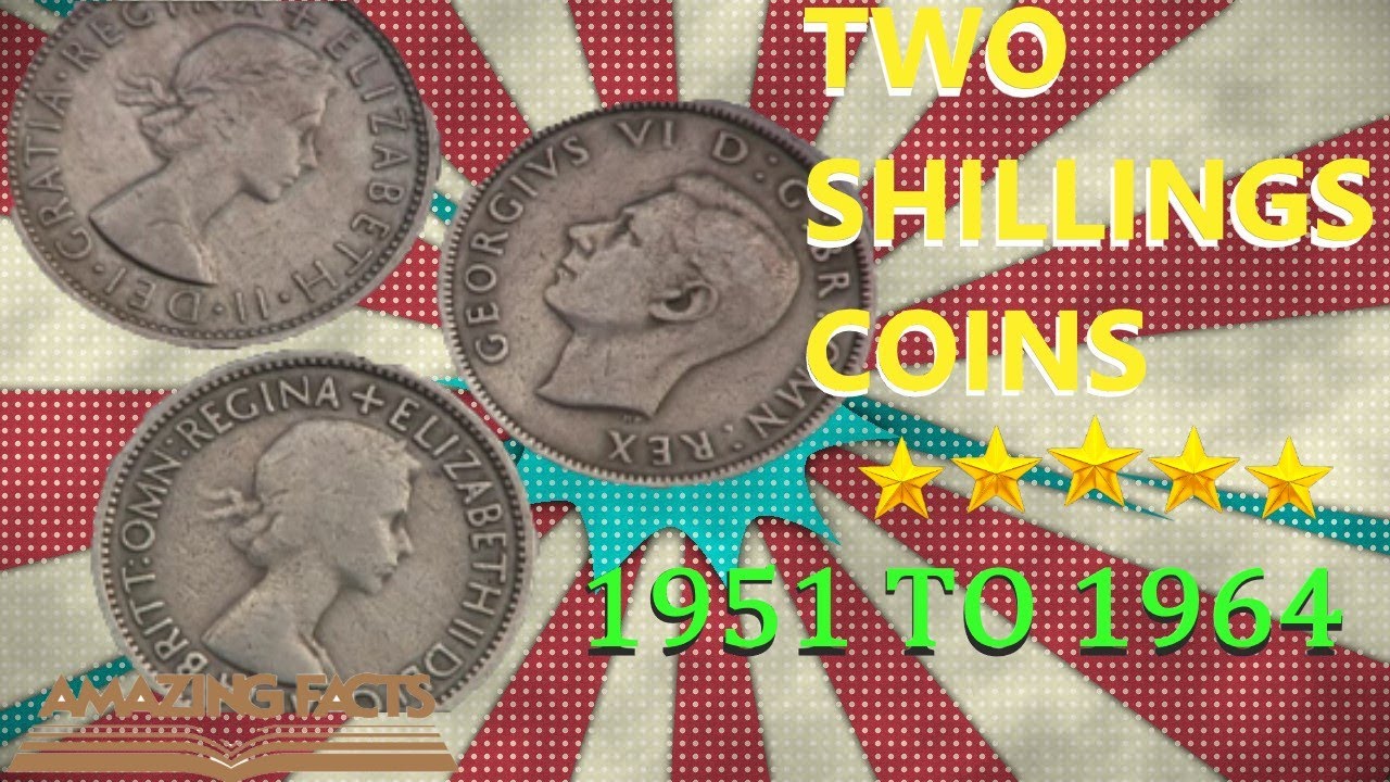 Two Shillings Collections - 1951 TO 1964 ( Nice coins for the UK collections )