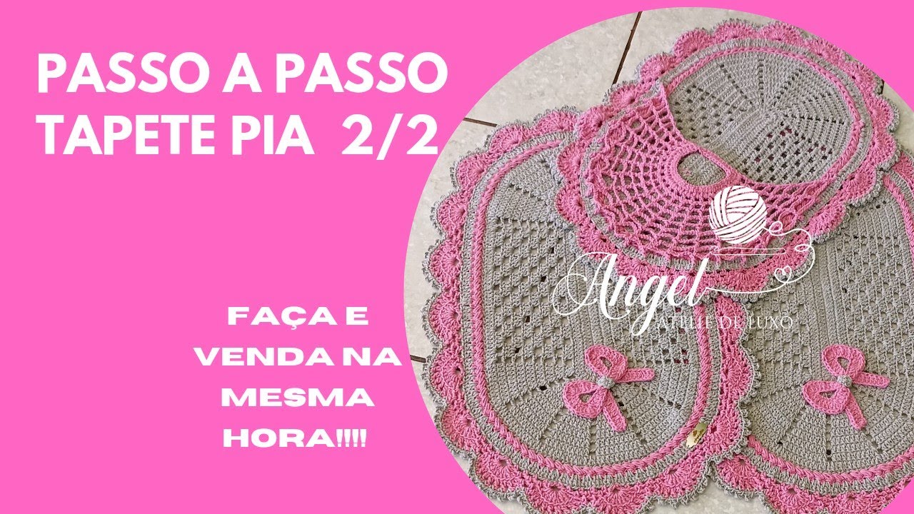 Passo a Passo Tapete oval em ponto Puff parte 2/2