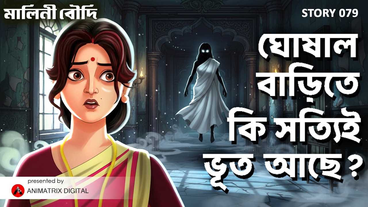 ঘোষাল বাড়ির পা-হীন ভূত! দীপকদার মৃত্যু কি পরিকল্পিত খুন? | মালিনী বৌদি | EP 079 | Animatrix Digital