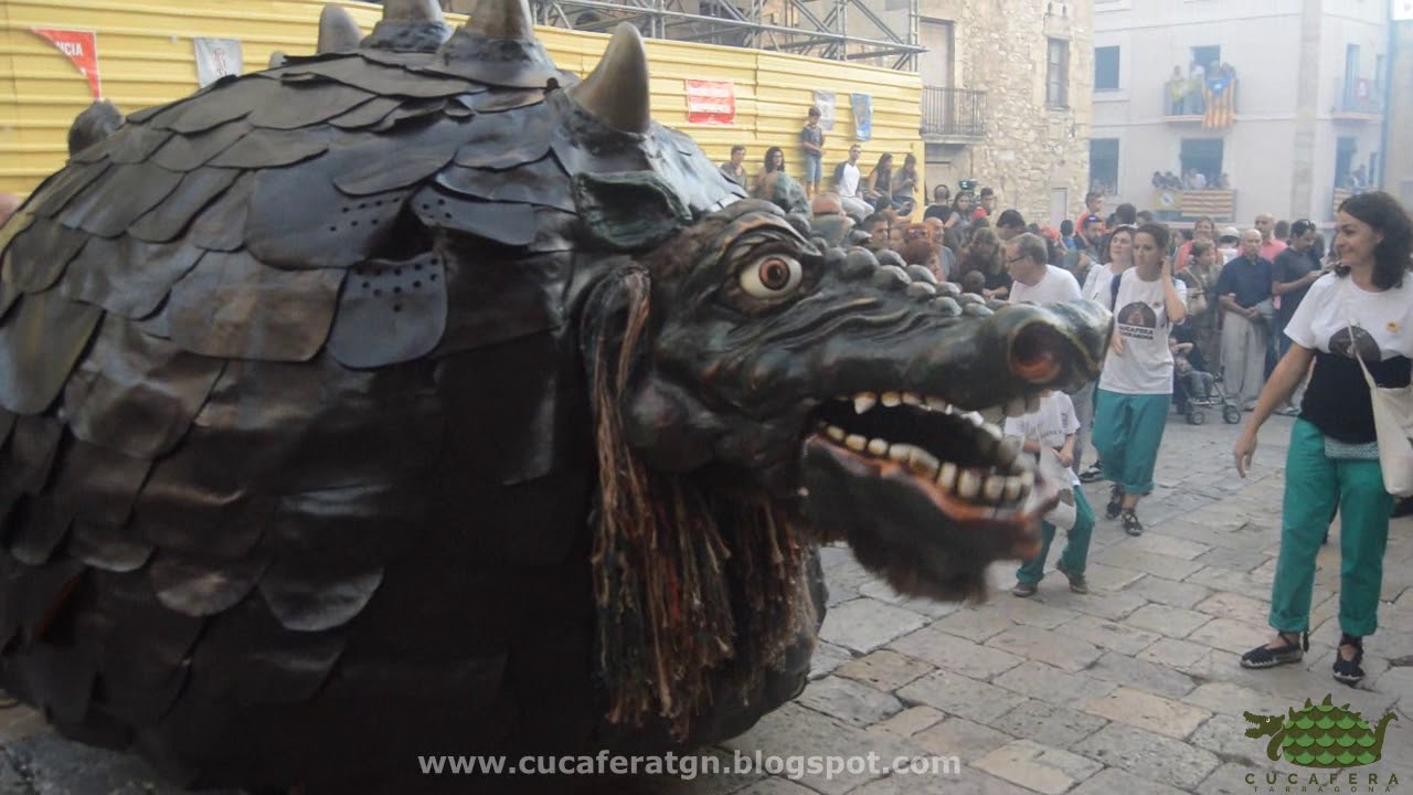 Cucafera de Tarragona a la Processó i Entrada Braç Santa Tecla 2017