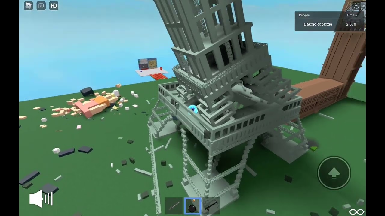 Eiffel Tower Destroyed All Time And I Put Fnf Troggle Sound (Recorded Video)
