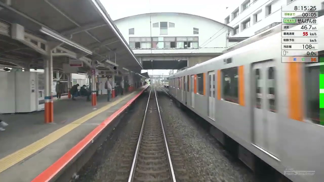 JR east train simulator （JR 東日本 トレインシミュレーター）　東武伊勢崎線　区間急行　春日部→北千住