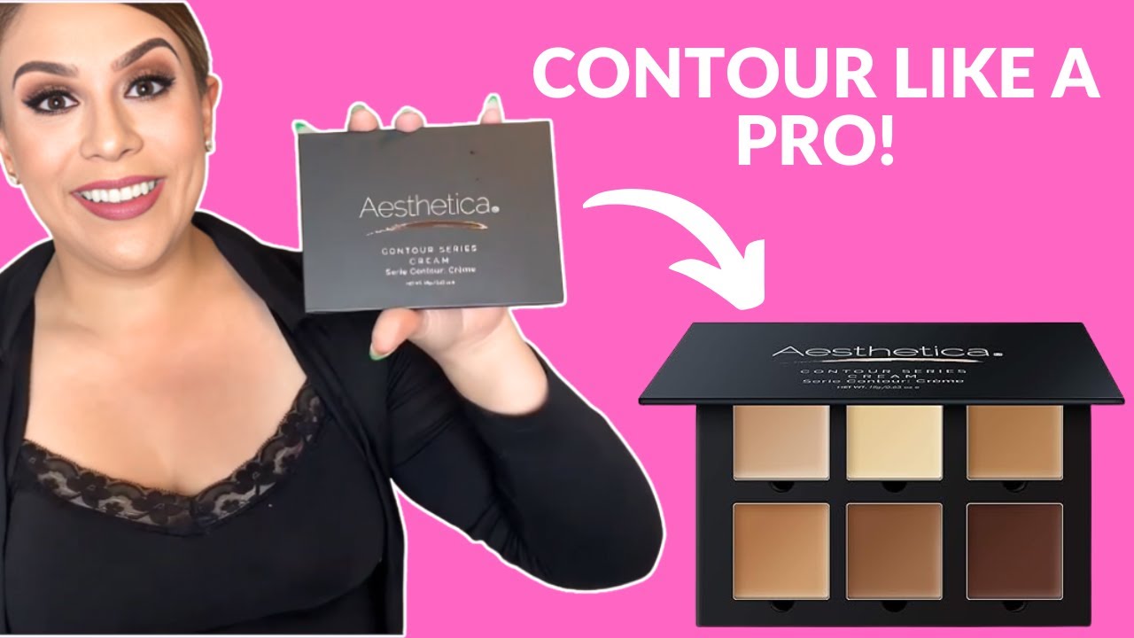Aesthetica Cream Contour Kit Review | Perfect Contour & Highlighting Palette for Beginners!