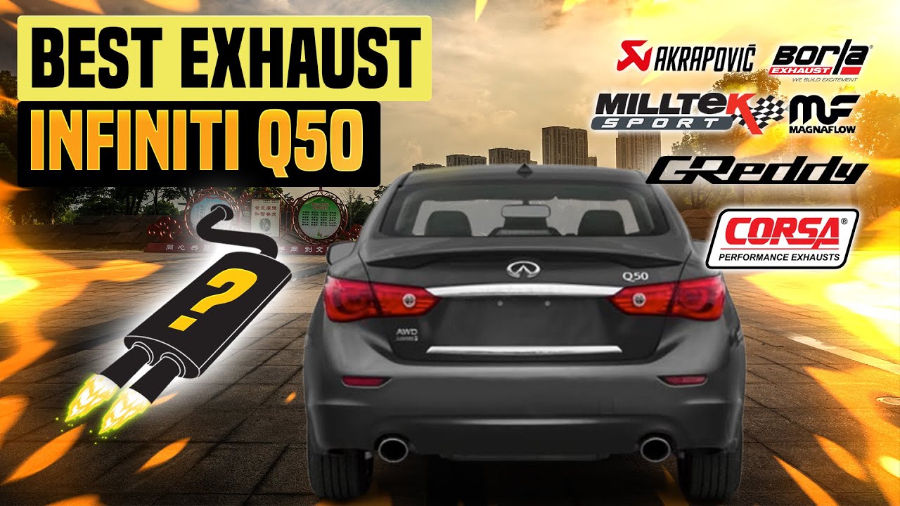 Звук выхлопа Infiniti Q50 🔥 Обзор, Обновление, Модификации, Сборка, Стандартный, Borla, Stillen, ...