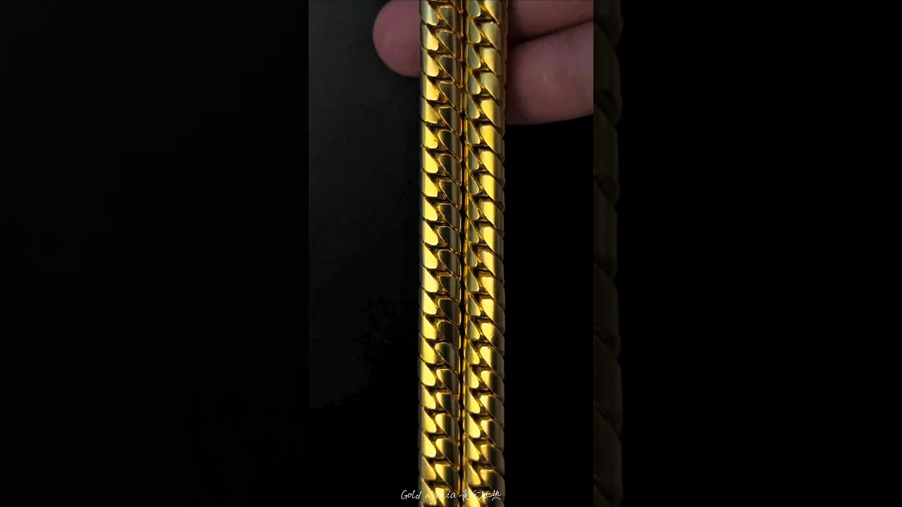Pure 999 Gold Cuban Necklace | Custom Made 🔥 
