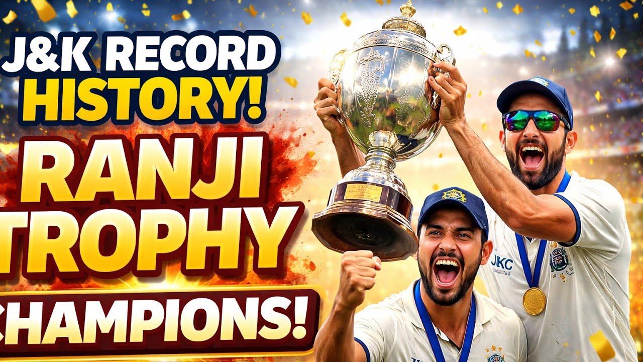 How Jammu & Kashmir became Ranji Champians Despite A Draw? जानें JsK 67 साल बाद बना चैंपियंस!