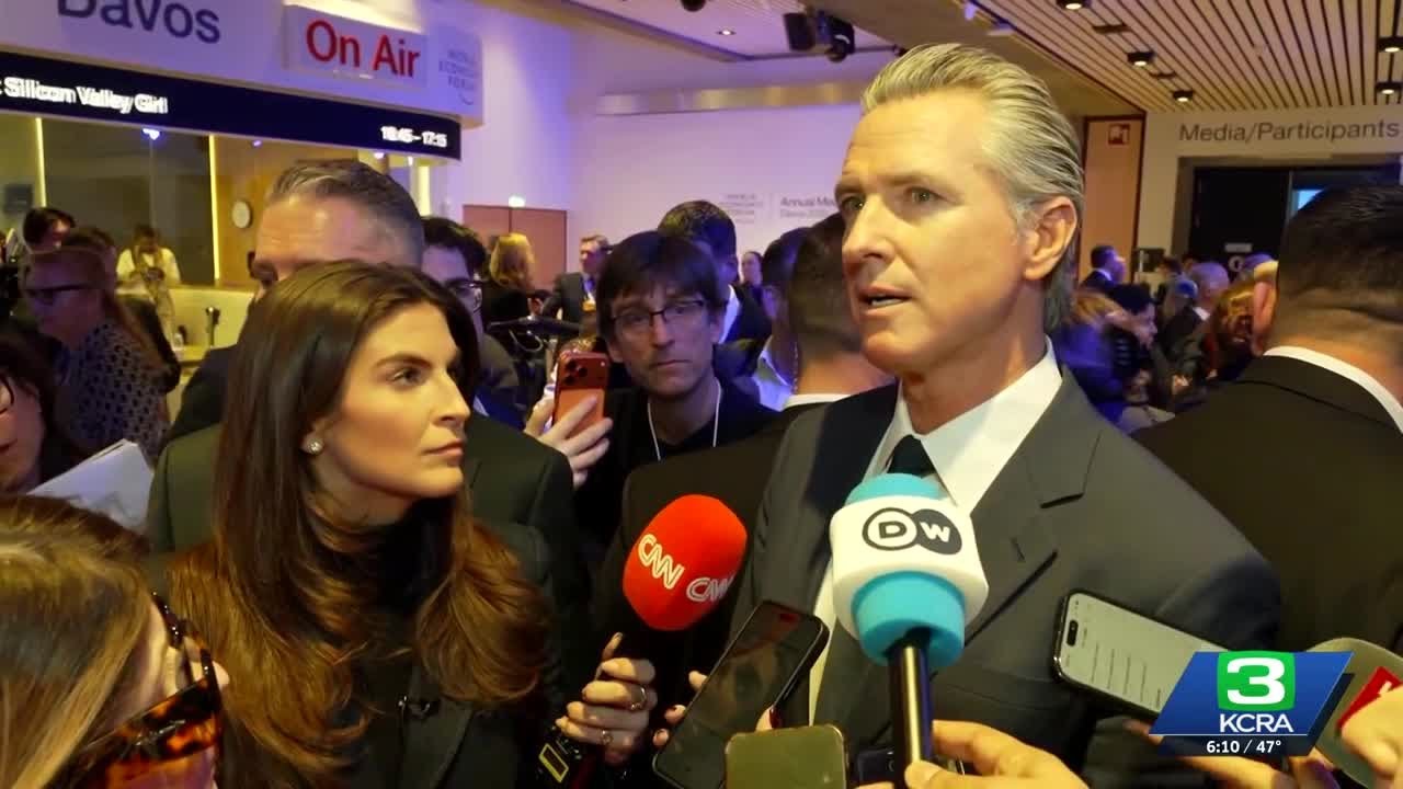 Newsom denied entry to USA House in Switzerland, fueling feud with President Trump