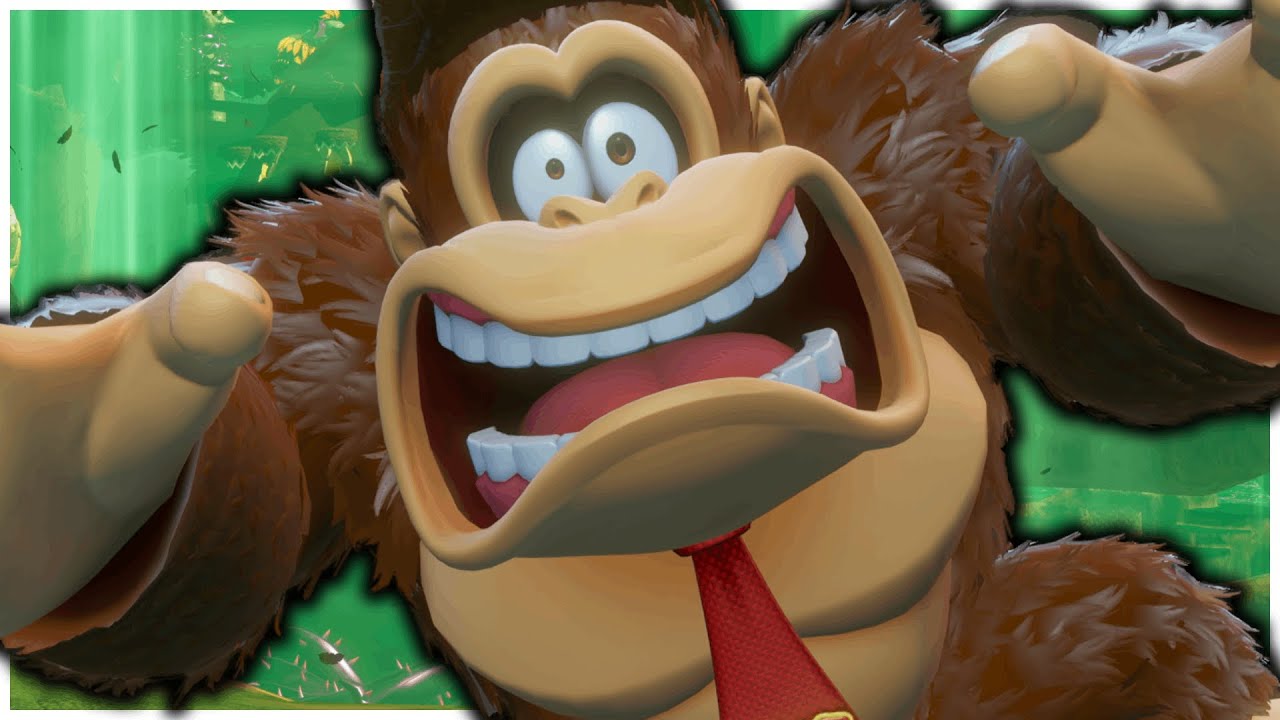 Donkey Kong Bananza, но с увеличенным изображением.