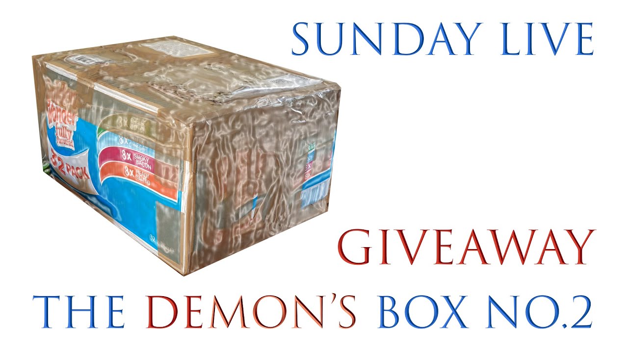 Sunday LIVE : The Demon's box. **GIVEAWAY** announcement and car boot finds