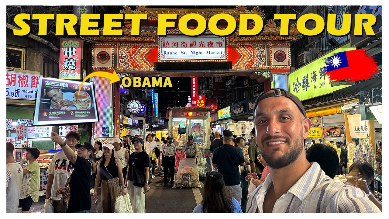 INSANE Night Market in TAIPEH 🇹🇼 – Einer der besten STREET FOOD in Taiwan