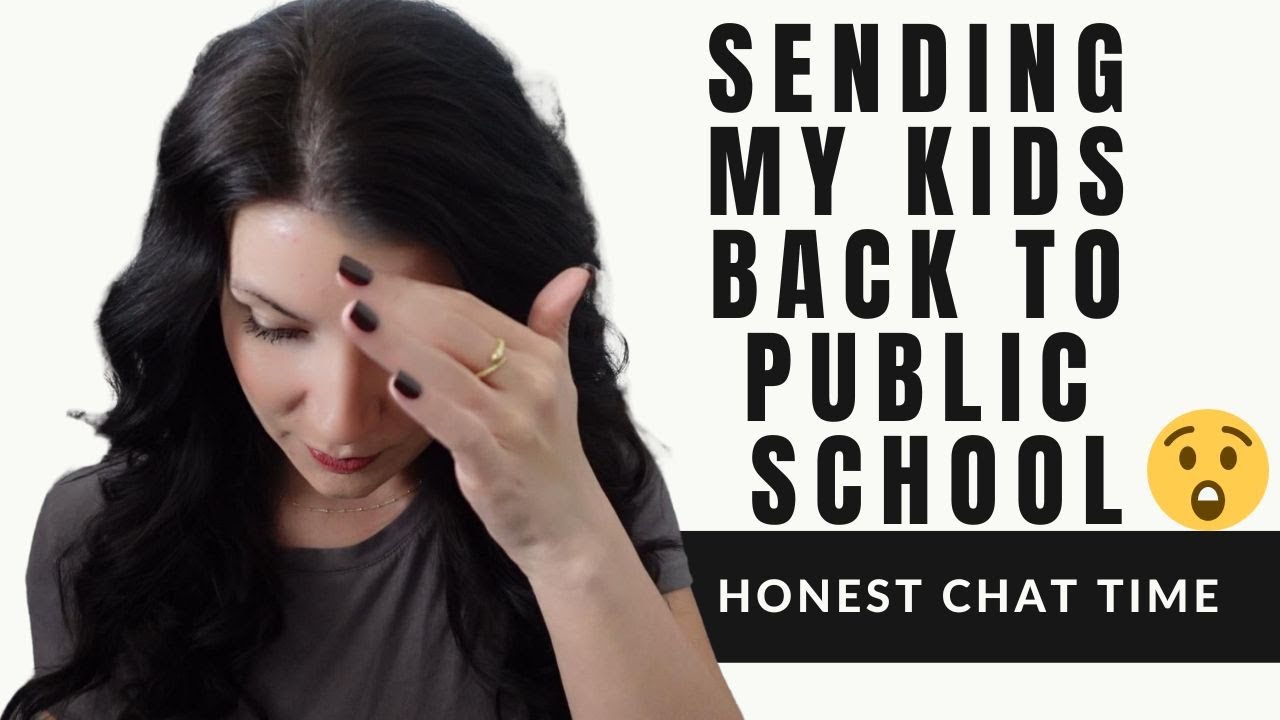 KIDS GOING BACK TO PUBLIC SCHOOL? Let's have an HONEST* chat.
