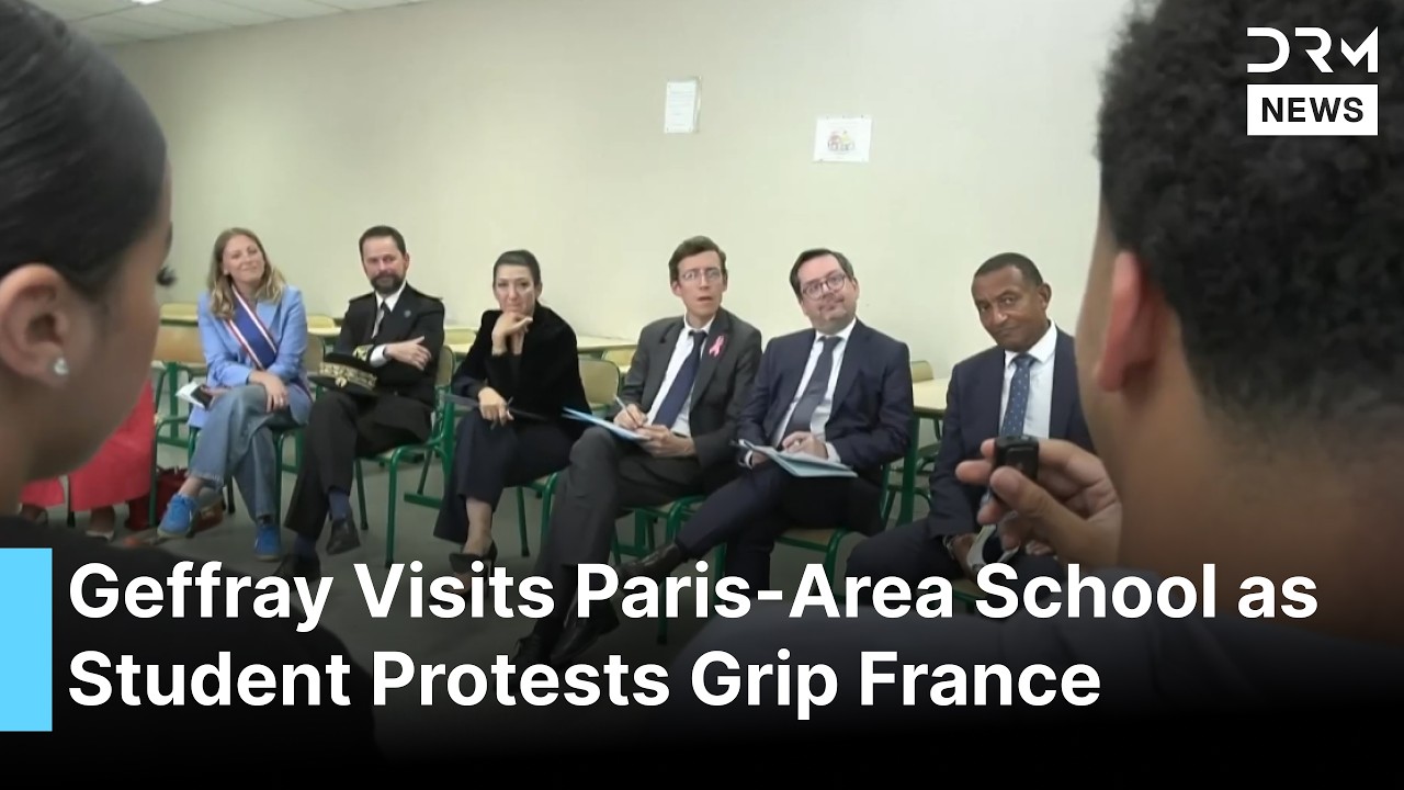 FULL MEETING: France Education Minister Geffray Meets Students Amid School Protests | AC1G