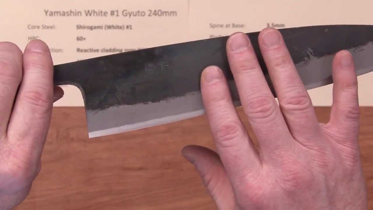 Yamashin White #1 KU Gyuto 240mm Quick Look