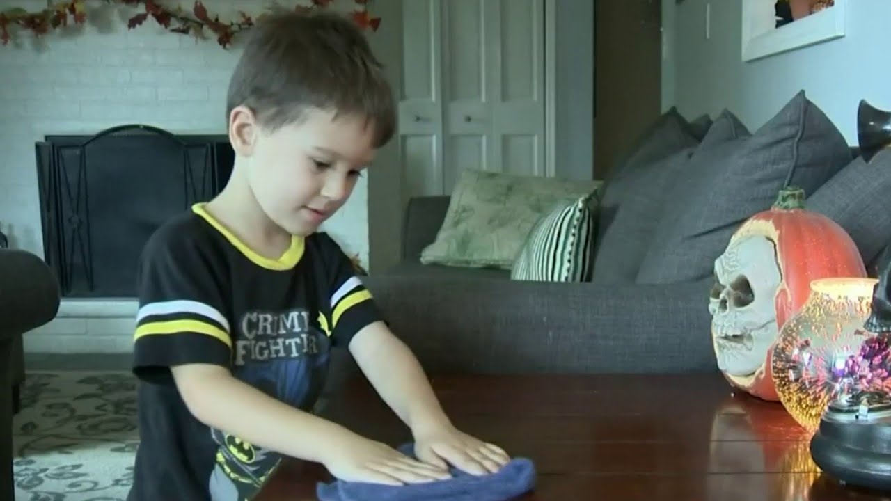 Getting children involved in household chores teaches valuable lessons, improves mental health