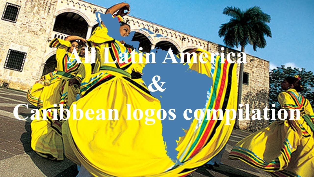 All Latin America & Caribbean countries logos compilation
