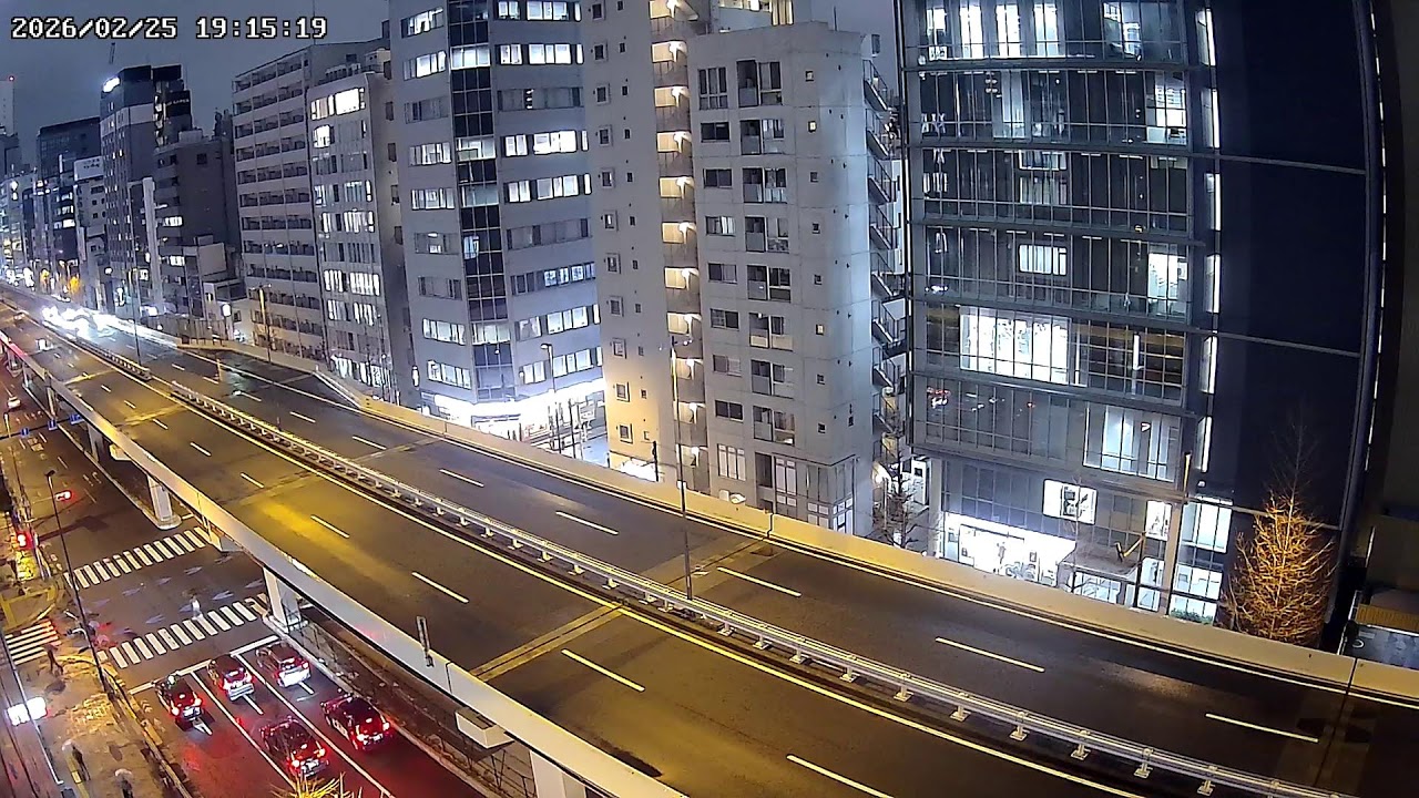 首都高速1号上野線ライブカメラ Route 1 Ueno Line Metropolitan Expressway.world.cam