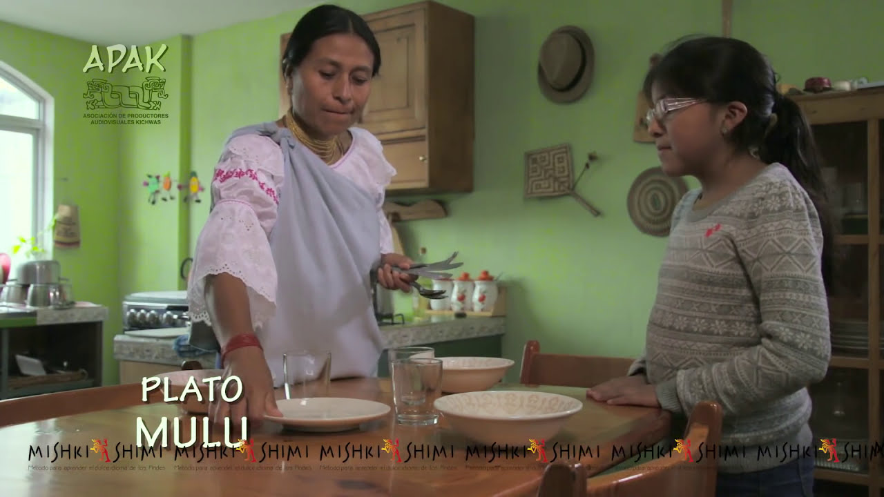 La cocina en Kichwa  (Mishki Shimi).